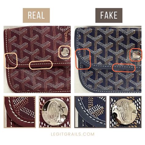 fake vs real goyard wallet